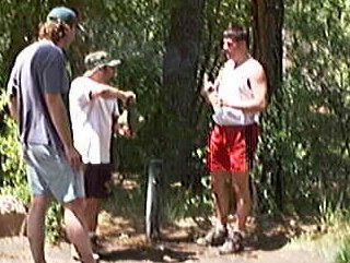 Bandolier Nat'l Park, getting some water before the hike