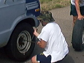 Rotating the tires