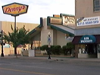 Dennys, the guys ate here while i was hangin' with Roger