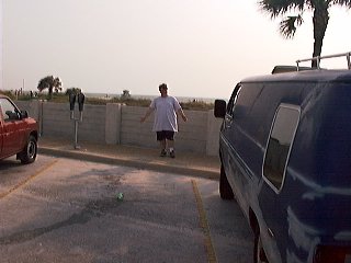 Adam at the beach