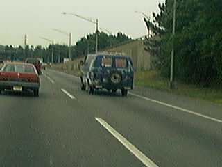 Following the van to Roselle